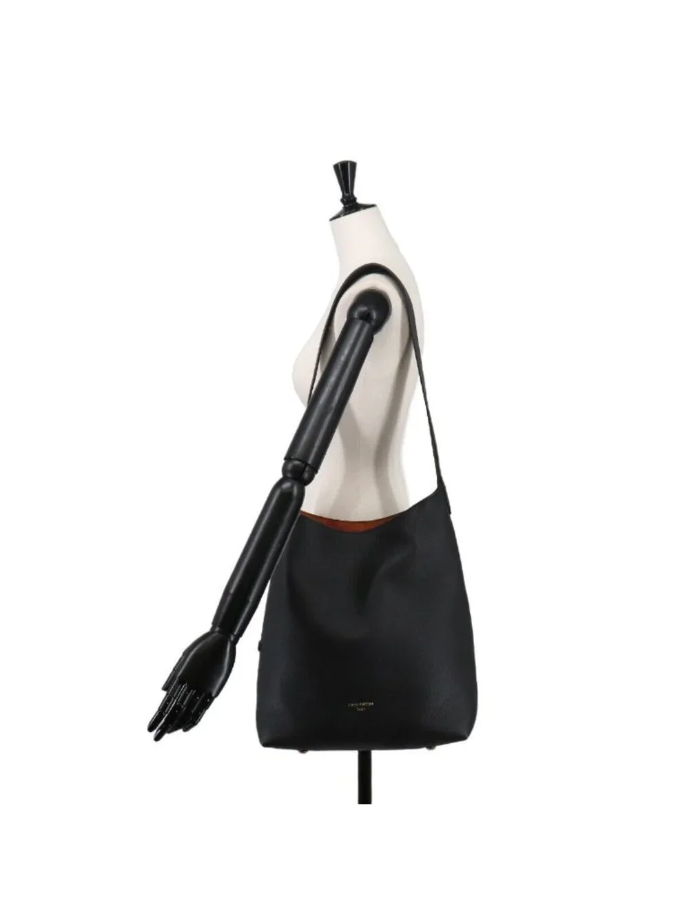 Louis Vuitton Lowkey Hobo MM Shoulder Bag Leather Noir